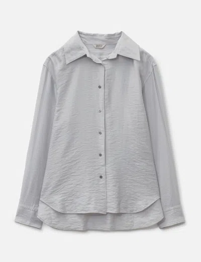 Anggae Stripe Shirt In Grey/灰色/그레이/グレー
