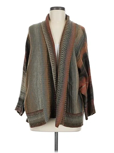 Pre-owned Angie Cardigan Sweater In Brown