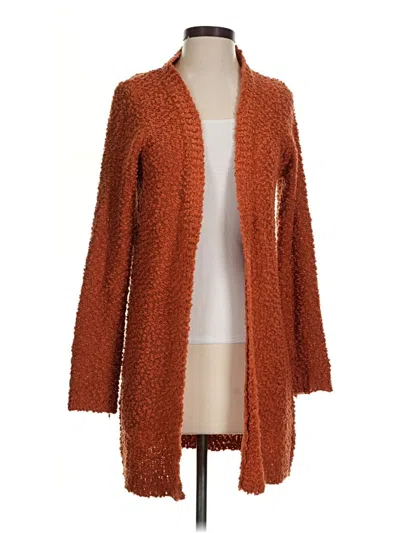 Pre-owned Angie Cardigan Sweater In Orange