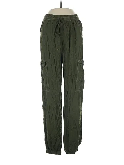 Pre-owned Angie Cargo Pants In Green