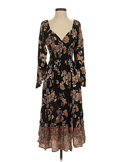 Pre-owned Angie Casual Dress In Black