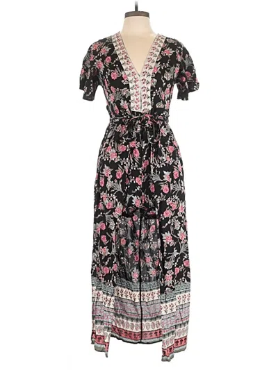 Pre-owned Angie Casual Dress In Black