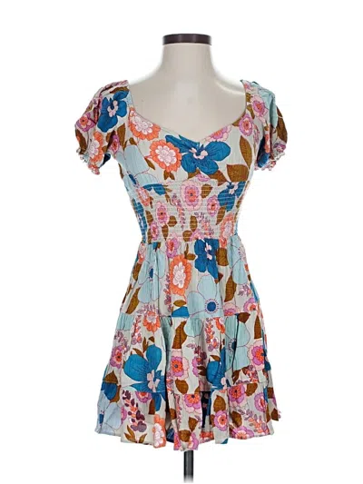 Pre-owned Angie Casual Dress In Blue