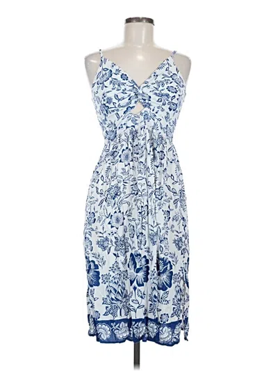 Pre-owned Angie Casual Dress In Blue