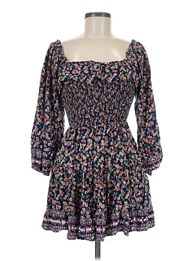 Pre-owned Angie Casual Dress In Blue