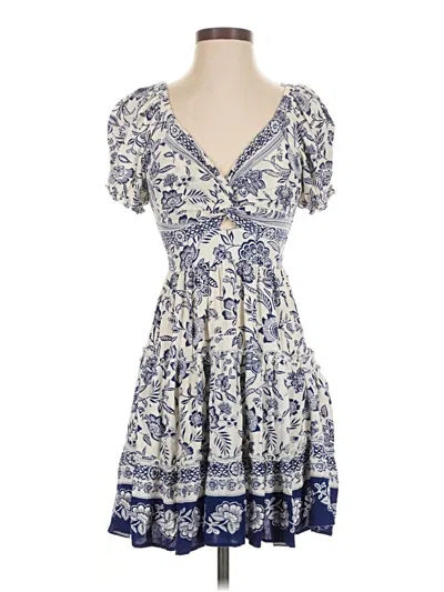 Pre-owned Angie Casual Dress In Blue