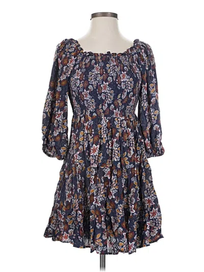 Pre-owned Angie Casual Dress In Blue