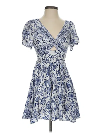 Pre-owned Angie Casual Dress In Blue