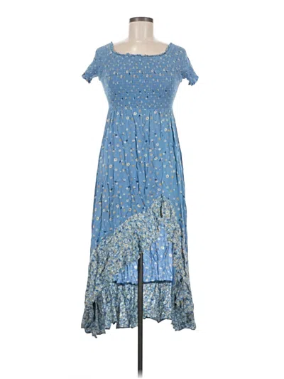 Pre-owned Angie Casual Dress In Blue