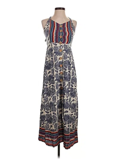 Pre-owned Angie Casual Dress In Blue