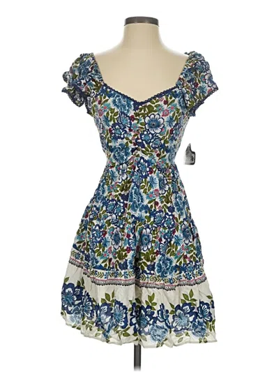 Pre-owned Angie Casual Dress In Blue