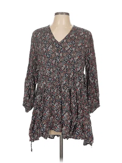Pre-owned Angie Casual Dress In Brown