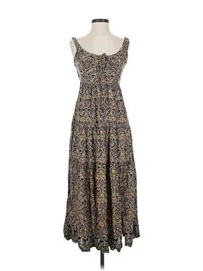 Pre-owned Angie Casual Dress In Brown