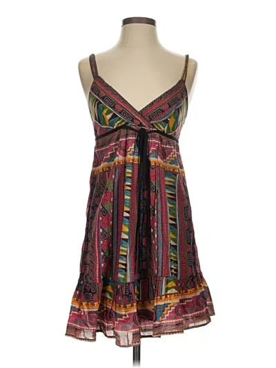 Pre-owned Angie Casual Dress In Brown