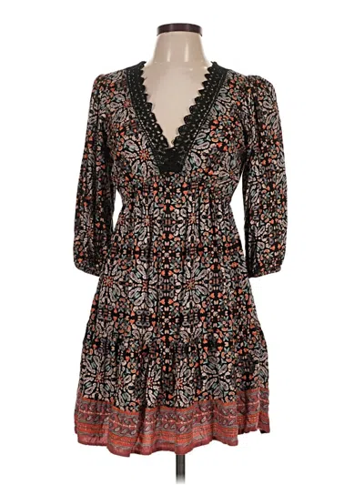 Pre-owned Angie Casual Dress In Brown
