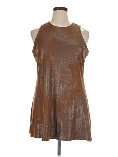Pre-owned Angie Casual Dress In Brown