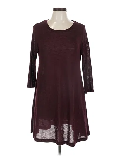 Pre-owned Angie Casual Dress In Burgundy