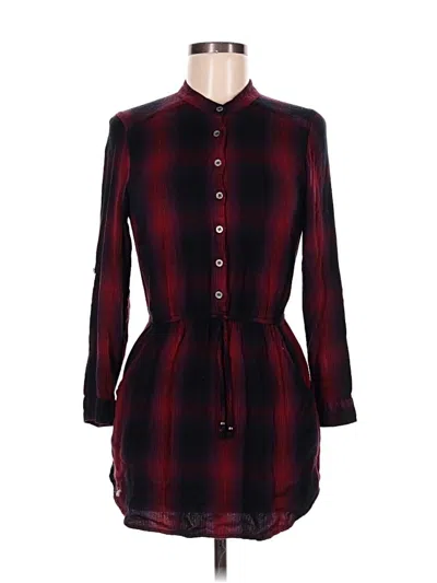 Pre-owned Angie Casual Dress In Burgundy