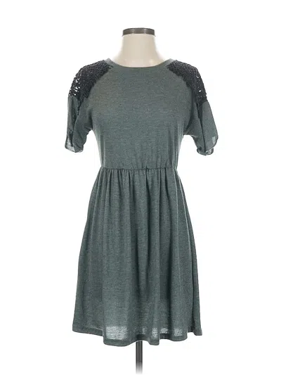 Pre-owned Angie Casual Dress In Gray