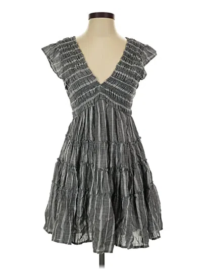 Pre-owned Angie Casual Dress In Gray