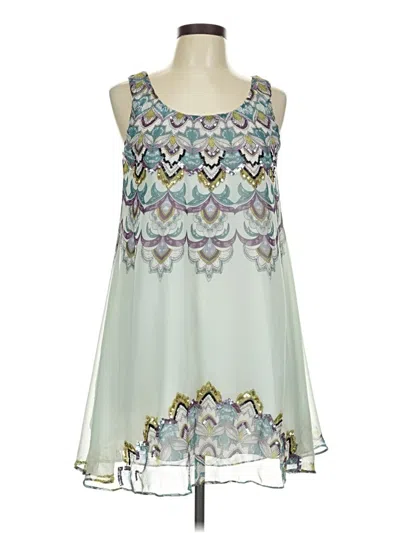 Pre-owned Angie Casual Dress In Green