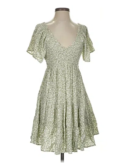 Pre-owned Angie Casual Dress In Green