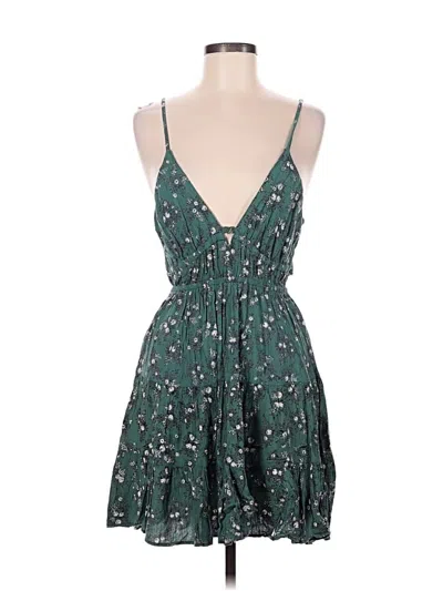 Pre-owned Angie Casual Dress In Green