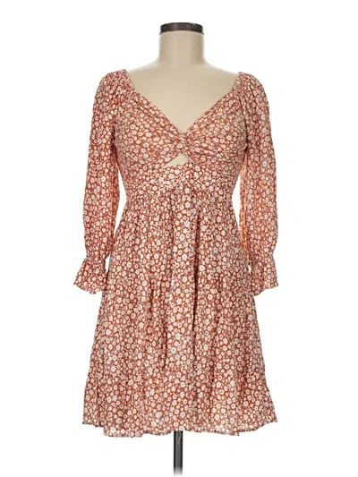 Pre-owned Angie Casual Dress In Ivory