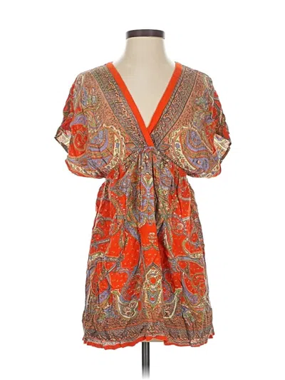 Pre-owned Angie Casual Dress In Orange