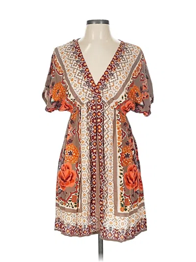 Pre-owned Angie Casual Dress In Orange