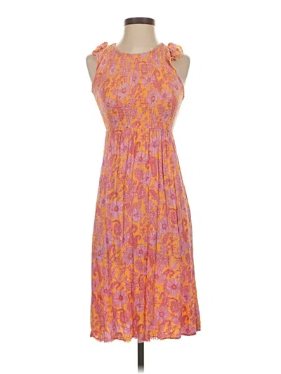 Pre-owned Angie Casual Dress In Orange