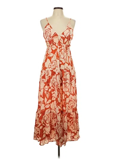 Pre-owned Angie Casual Dress In Orange