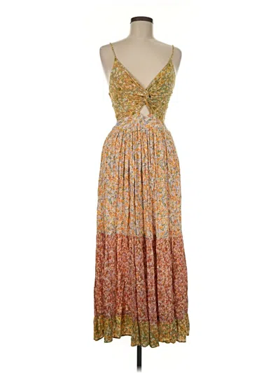 Pre-owned Angie Casual Dress In Orange