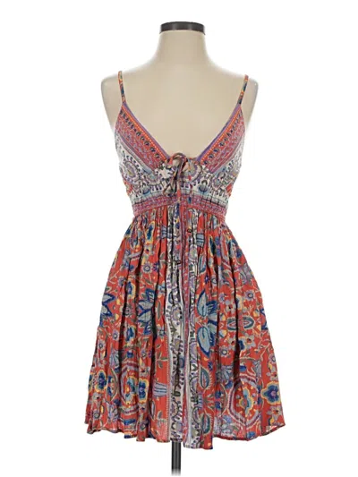 Pre-owned Angie Casual Dress In Orange