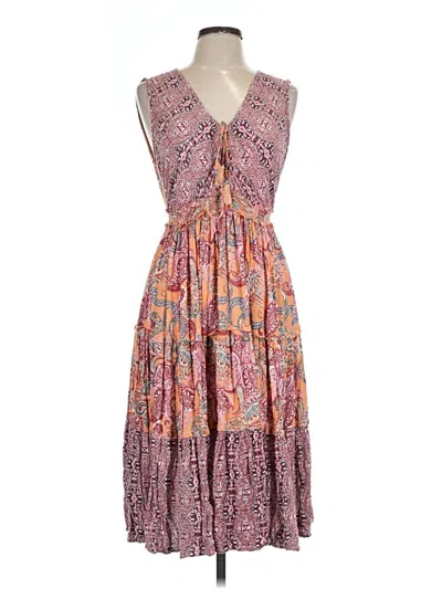 Pre-owned Angie Casual Dress In Purple