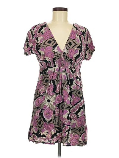 Pre-owned Angie Casual Dress In Purple