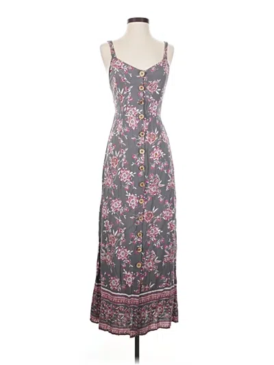 Pre-owned Angie Casual Dress In Purple