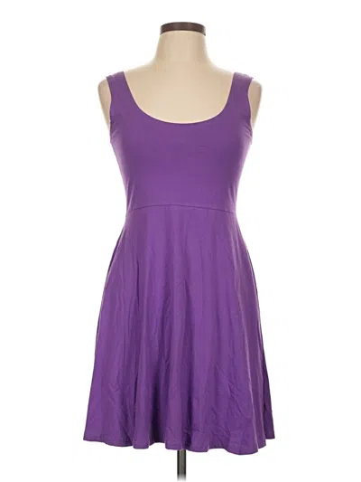 Pre-owned Angie Casual Dress In Purple
