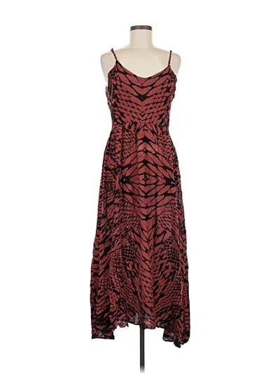 Pre-owned Angie Casual Dress In Red