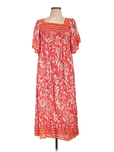 Pre-owned Angie Casual Dress In Red