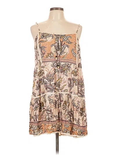 Pre-owned Angie Casual Dress In Tan