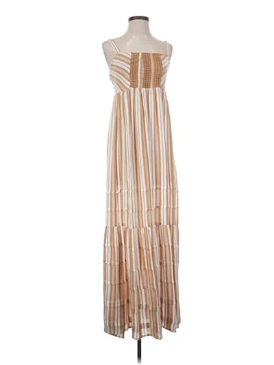 Pre-owned Angie Casual Dress In Tan