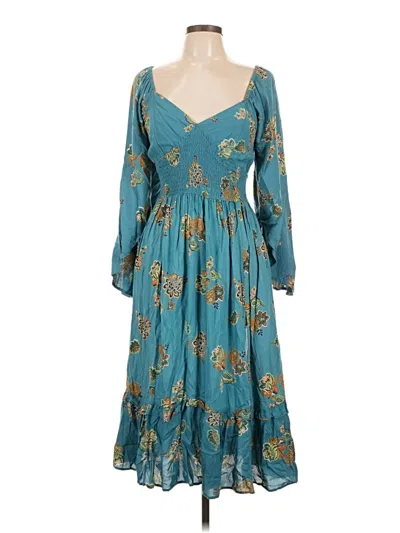 Pre-owned Angie Casual Dress In Teal