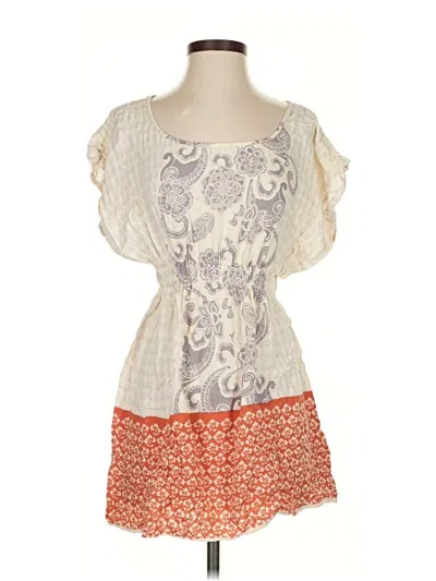 Pre-owned Angie Casual Dress In White