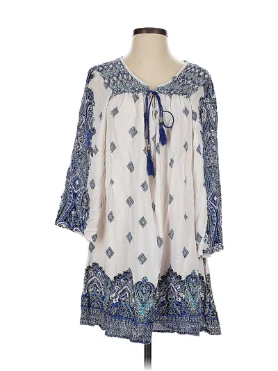 Pre-owned Angie Casual Dress In White