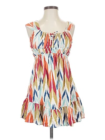 Pre-owned Angie Casual Dress In White
