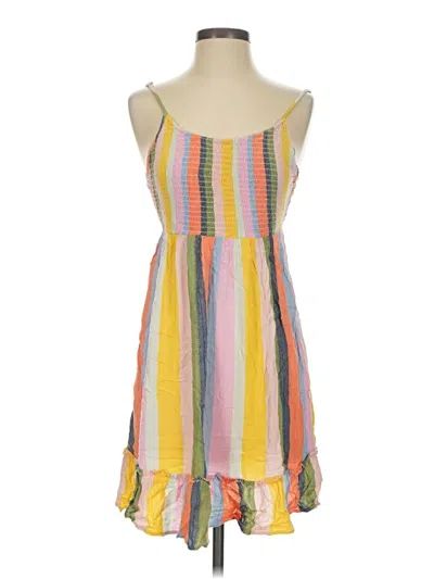 Pre-owned Angie Casual Dress In Yellow