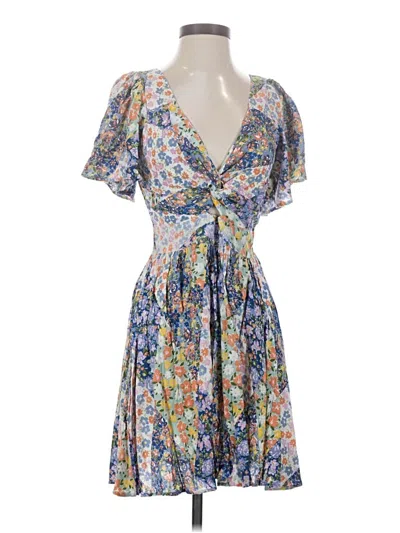 Pre-owned Angie Cocktail Dress In Blue