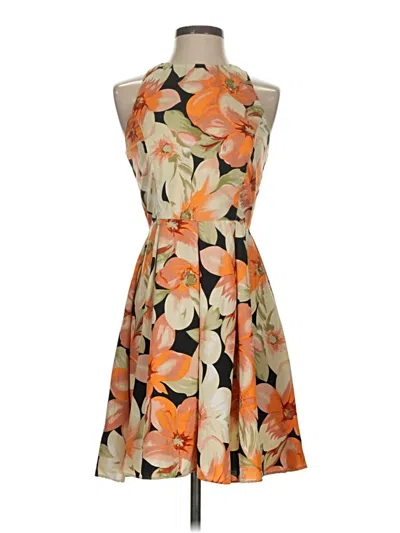 Pre-owned Angie Cocktail Dress In Orange