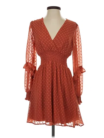 Pre-owned Angie Cocktail Dress In Orange